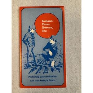 Vtg Indiana Farm Bureau Memo Book 1982-1983 New Unused Memo pad Notepad Farming